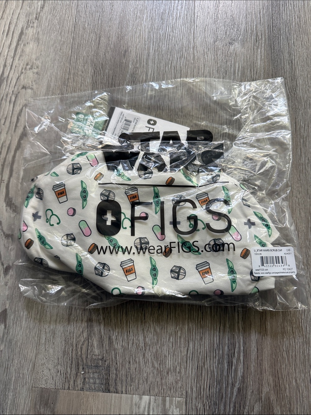 Figs Star Wars scrub cap